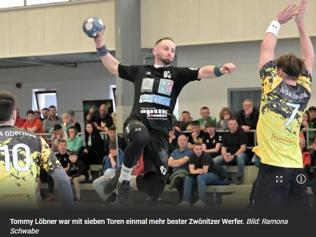 Zwönitzer Handballer haben Podestplatz in der Verbandsliga fast sicher